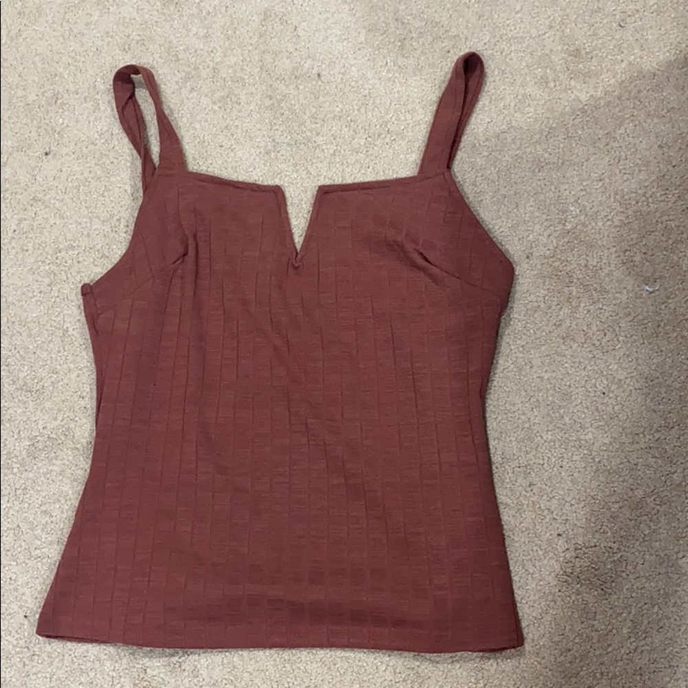 Pink tank top— never worn